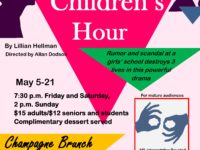 Coming Up: The Children’s Hour at Lionheart Theatre