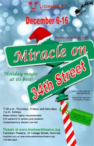 Miracle on 34th Street at Lionheart Theatre